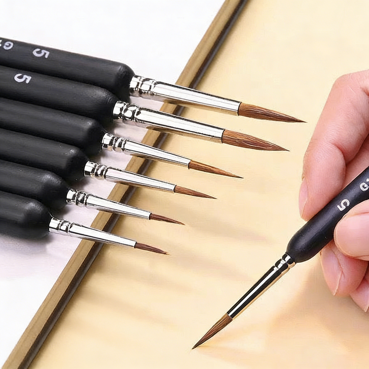 6-Pack Detail Liner Brushes