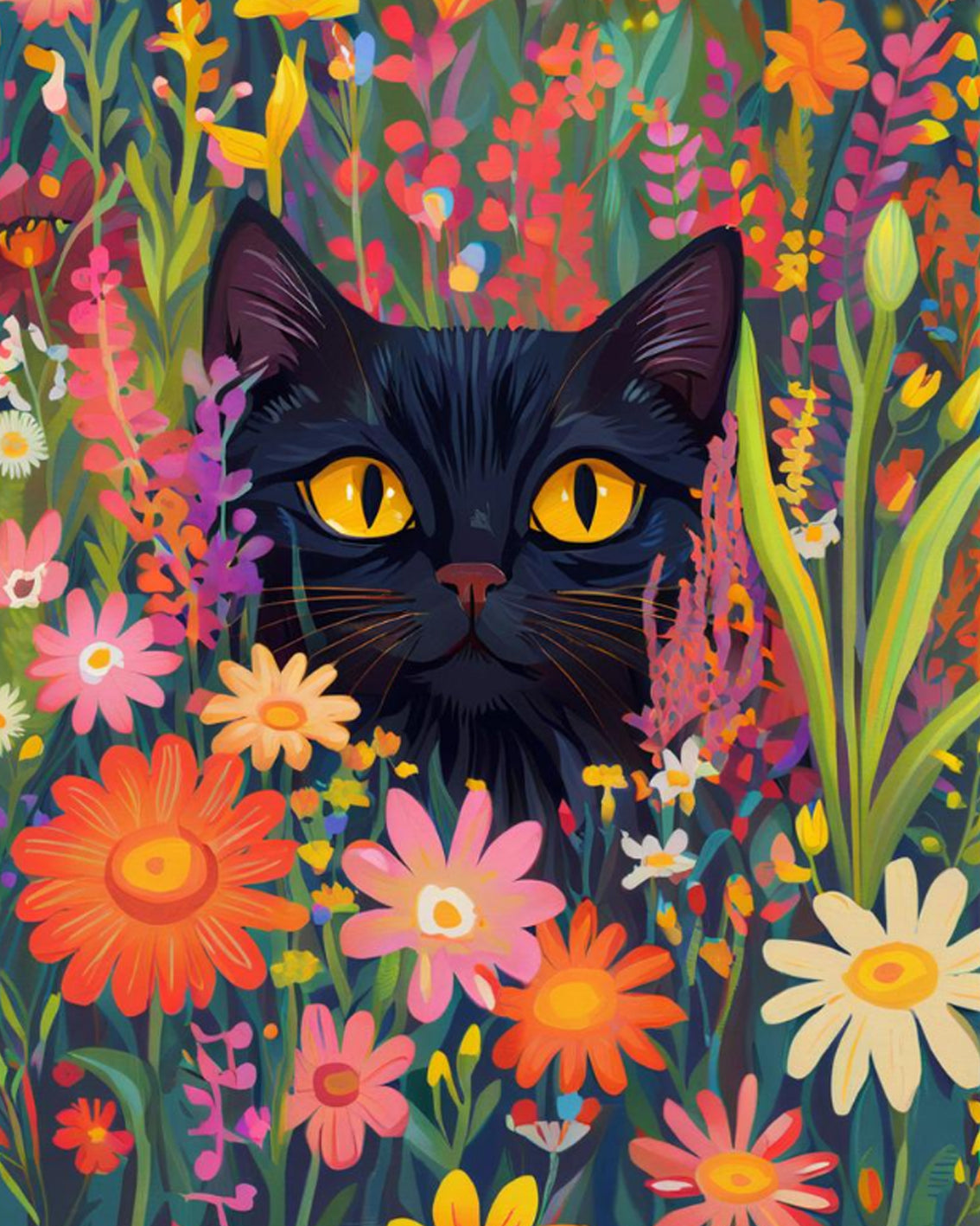 Garden Shadow Cat