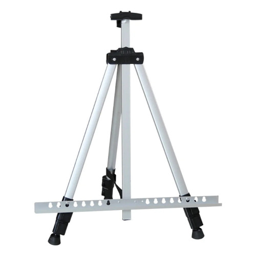 Silver Aluminum Telescopic Floor Easel (Foldable)