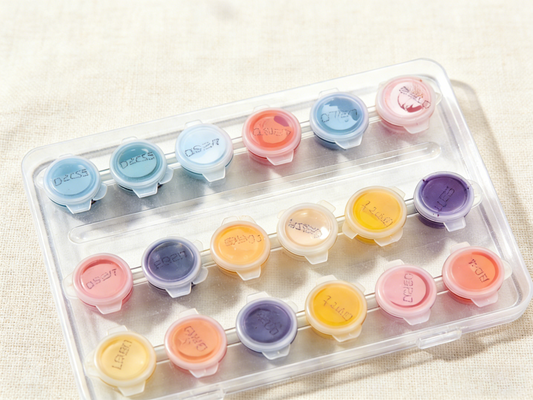 Extra Acrylic Pottles - 24 colours