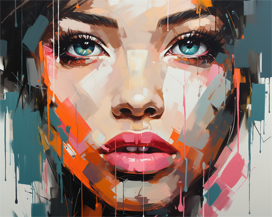 Pastel Portrait Compostion