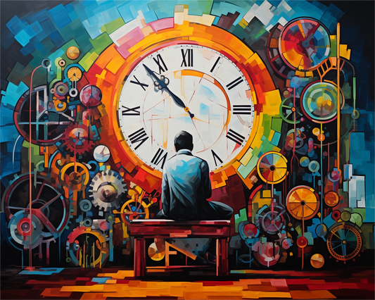 Timeless Dreamscape Clock