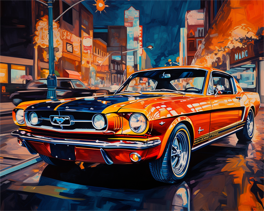Classic Ride in the City Lights