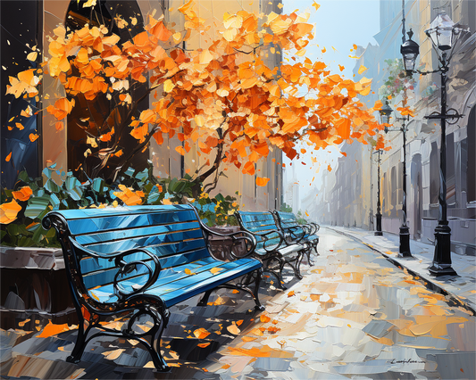 Autumn Lane Walkway