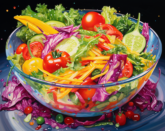 Vibrant Garden Salad Bowl