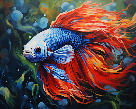 Crimson Flow Betta
