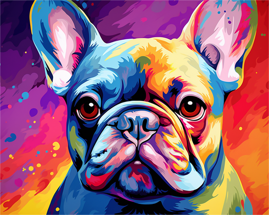 Neon Frenchie Pop