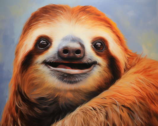 Happy Sloth Smile