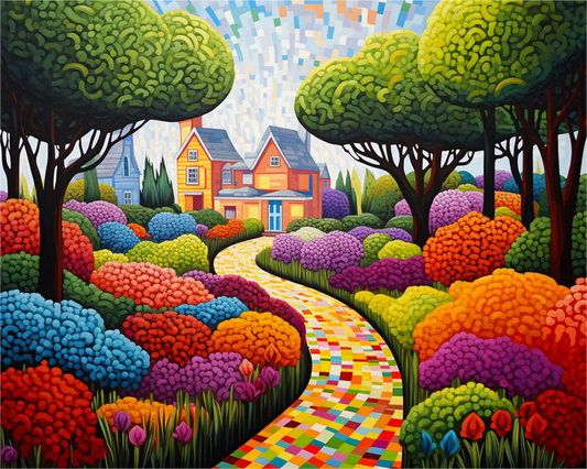 Rainbow Path to the Village