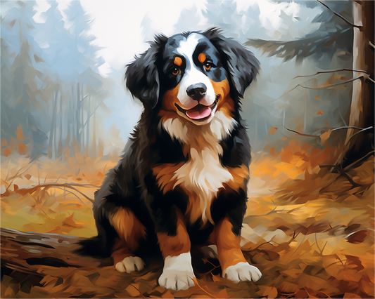 Bernese Mountain Dog Glow