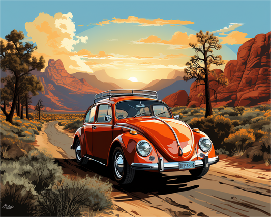 Desert Beetle Sunset Drive