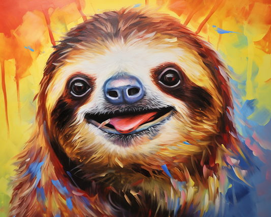 Sunset Sloth Glow