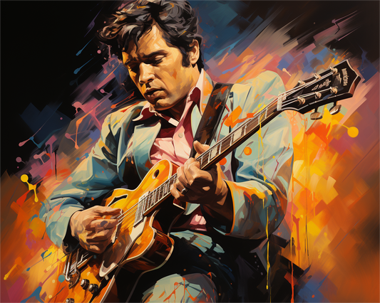 Neon Guitar Flow