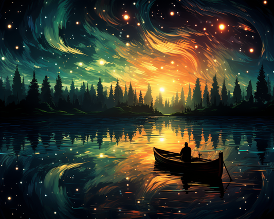 Starfall Over the Lake