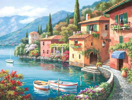 Lakeside Haven at Dawn