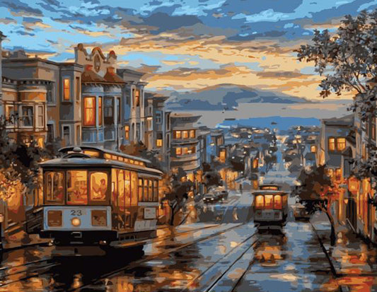 Golden Hour Cable Cars
