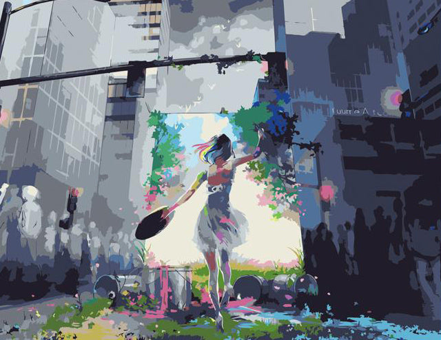 The City Blooms in Colour