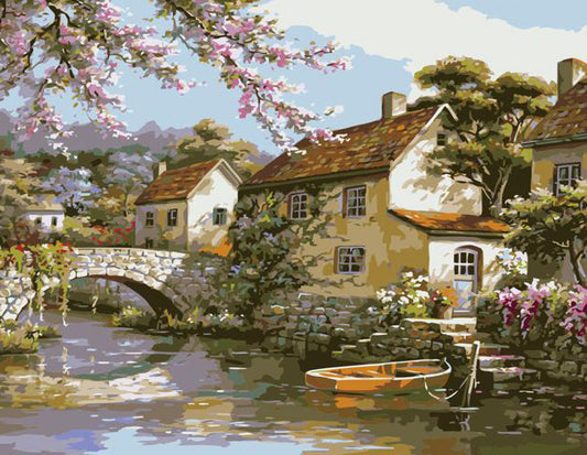 Stone Bridge Over Spring River