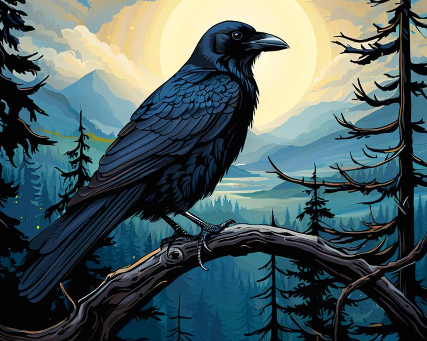 Raven in the Mist