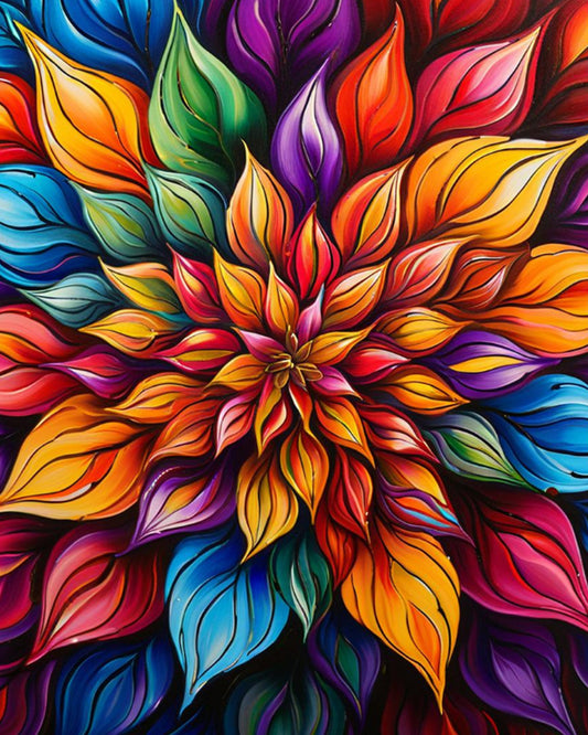 Golden Bloom Portrait