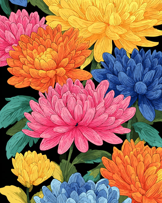Chrysanthemum Burst
