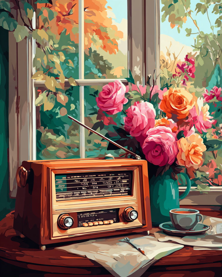 Vintage Radio Still Life