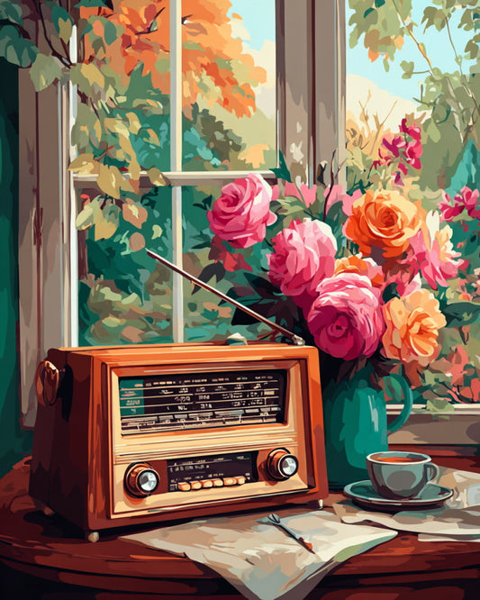 Vintage Radio Still Life