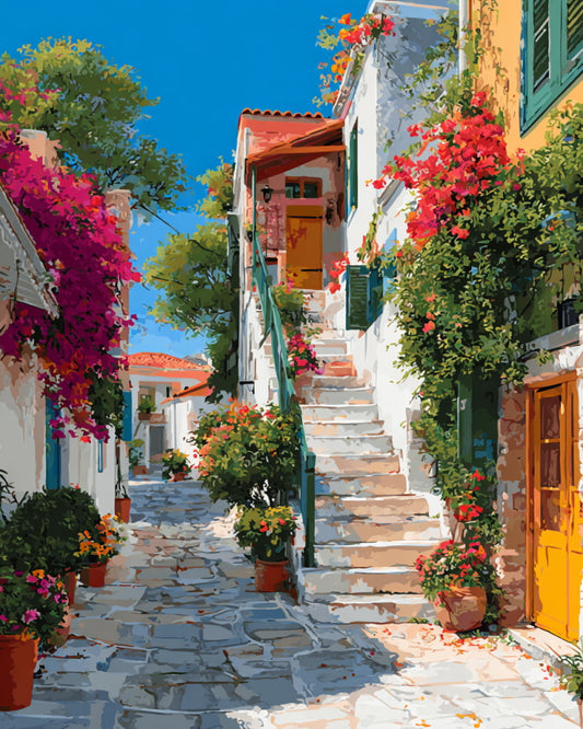 Mediterranean Flower Street