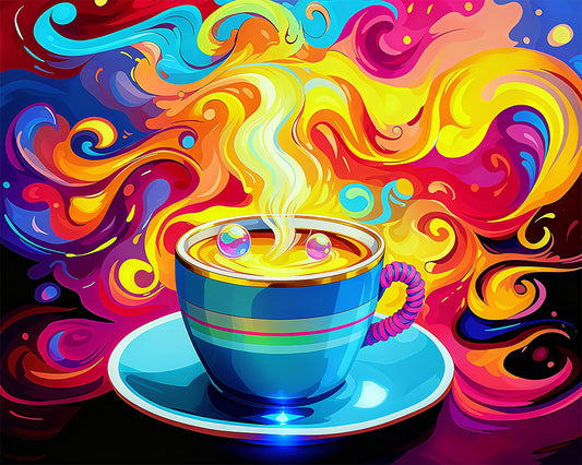 Cup of Colorful Whimsy