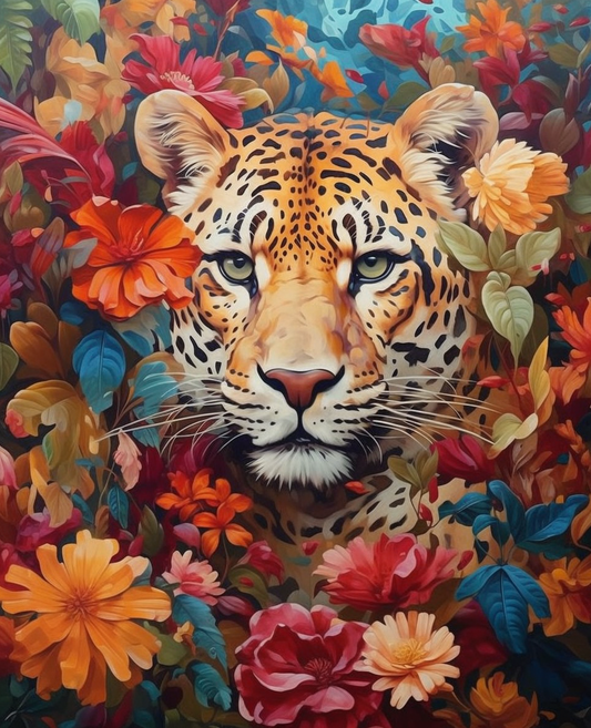 Tiger in Bloom