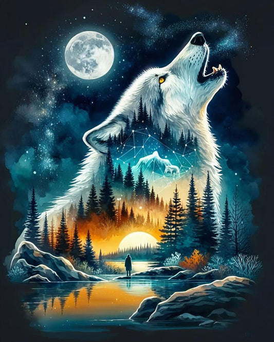 Moonlit Howling Spirit
